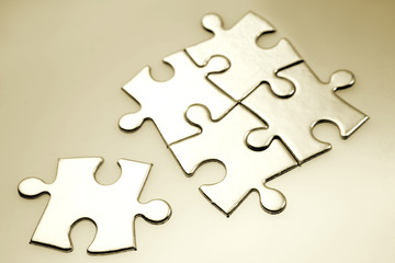 Fototapeta premium Puzzle pieces