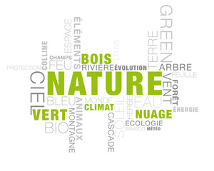 nature, mots image sur le thème de la nature