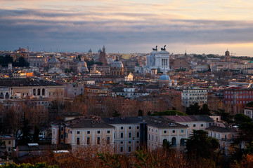 Fototapeta premium View of Rome, Italy
