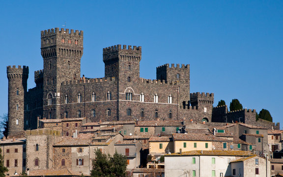 Castle of Torre Alfina, Lazio, Italy