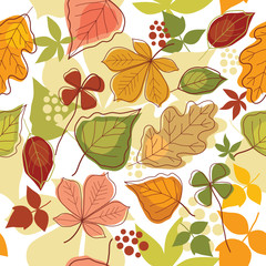 seamless autumn background