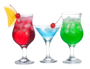 cocktails with fruits