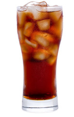 cola with ice