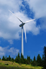 Fototapeta na wymiar Wind turbine