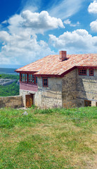 Fototapeta na wymiar House in mountain