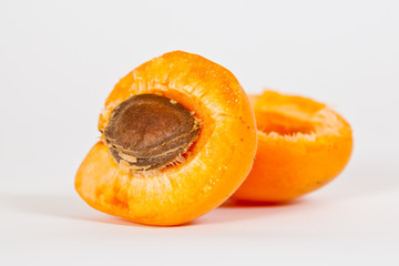 Ripe Apricot with Stone