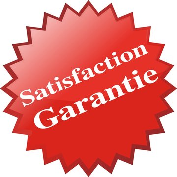 bouton satisfaction garantie