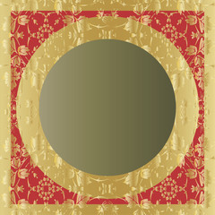 Golden Frame; Vector Format