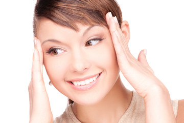 Obraz premium surprised woman face