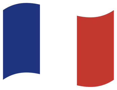 Flagge Frankreich, wehend