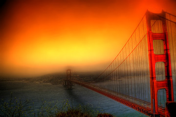Fototapeta na wymiar GoldenGate Most
