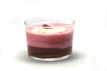mousse aux framboises