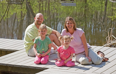 Family at the Lake