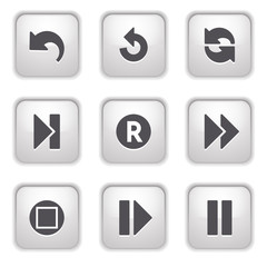 Gray button for internet 29