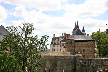 Fototapeta na wymiar château de Nantes