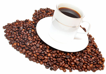 cup of coffee with heart