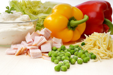 Zutaten Schichtsalat