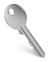 Clé sur fond blanc 1