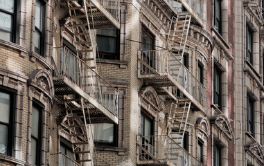 Fototapeta premium Detalle de fachada en Nueva York