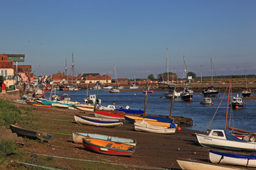 Fototapeta na wymiar Wells Harbour, Norfolk, England