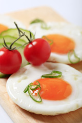 Fried eggs