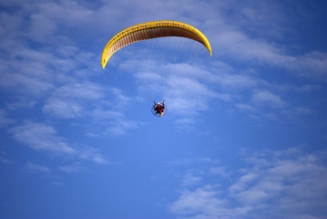 paraglider high