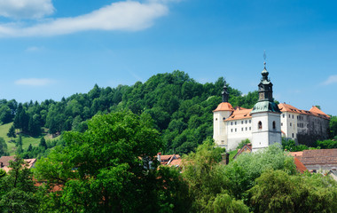 Old medieval castle in Skofja Loka, Slovenia