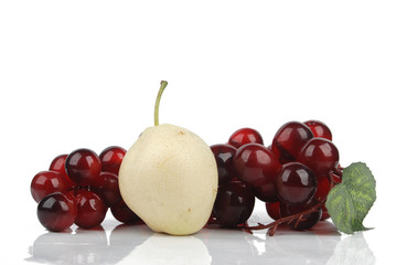 pear and grape