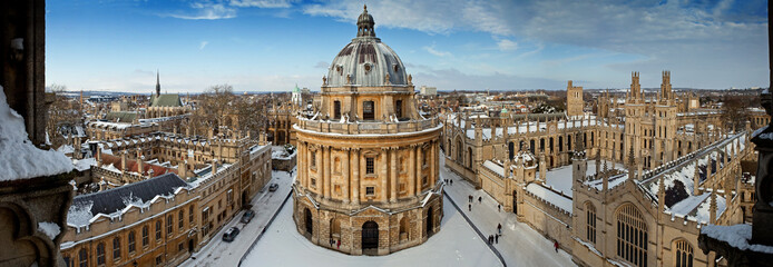 Panoramic view on the Radcliffe Camera and All Souls College