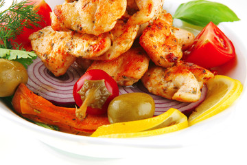 fried chicken brisket