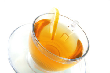 lemon on tea