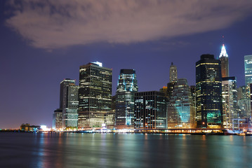 New York City  Manhattan at night