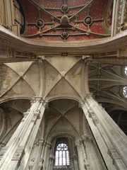 Iglesia gotica de San Eustache en Paris