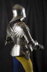 Naklejka premium Armour of the medieval knight.