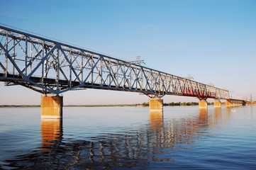 Fototapeta na wymiar most kolejowy