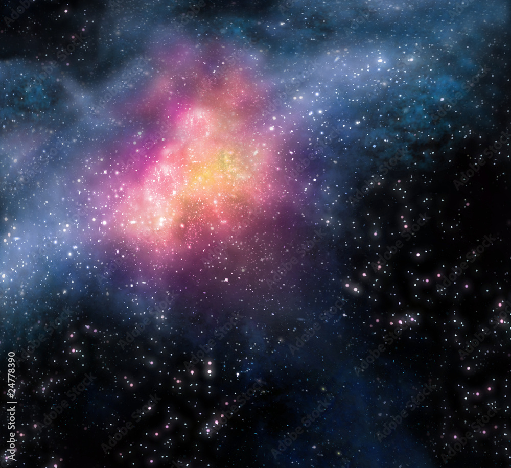 Wall mural starry background of deep outer space
