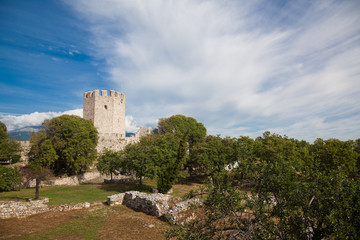 Fototapeta na wymiar Platamonas Castle in Greece