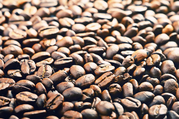 background of coffee beans