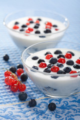 yogurt with berries