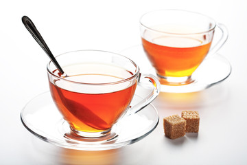 two cups of tea