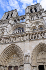 Fototapeta na wymiar Cathedral Notre Dame - Paris, France