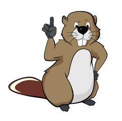 cartoon beavers for © Vasca