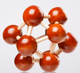 Wood molecular model