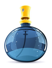 parfume in glass bottle