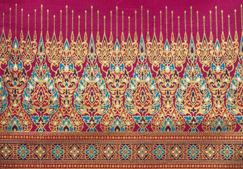 pattert style thai silk