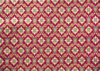 pattert style thai silk