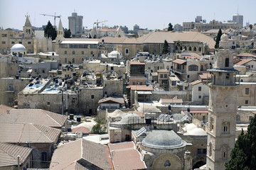 Jerusalem roofs