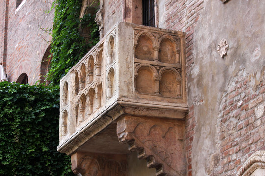 Juliet Balcony In Verona, Italy