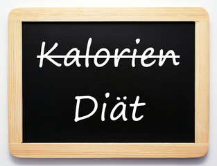 Kalorien / Diät - Konzept Schild