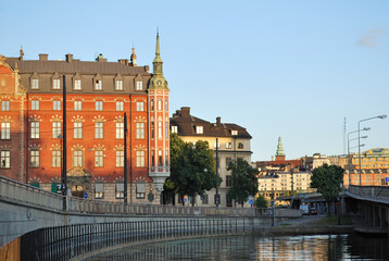 Fototapeta premium Stockholm in the evening